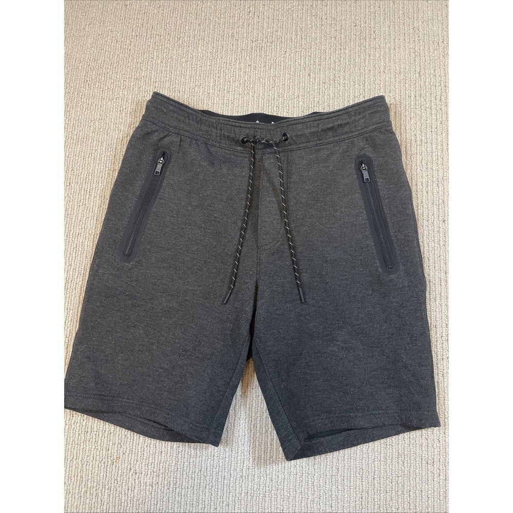 American Eagle Men's Small Flex Jogger Shorts Black Gray Pockets
